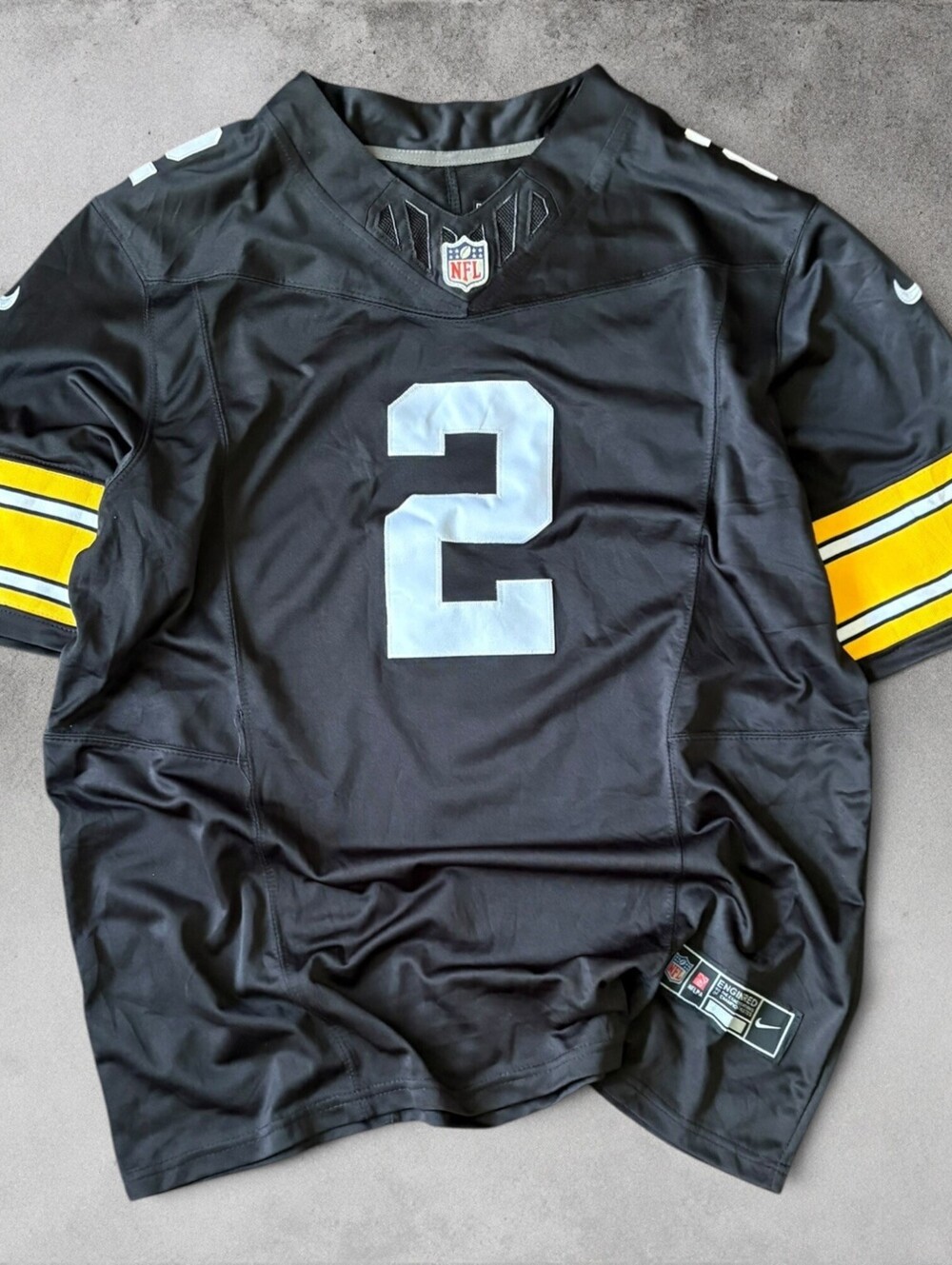 Nike Justin Fields #2 Pittsburgh Steelers NFL Football Jersey Size Mens XL